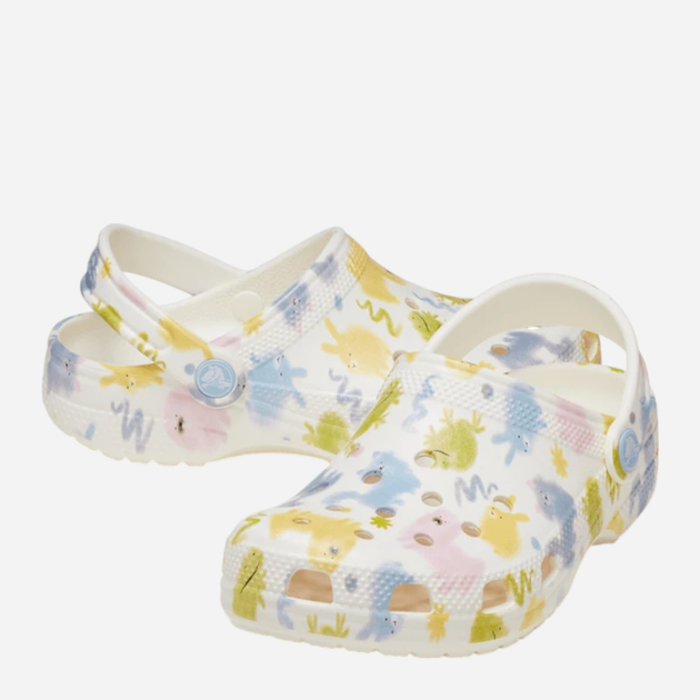 Підліткові крокси-сабо для дівчинки Crocs Classic Pastel Pets Clog Kids 210995-0WV 36-37 (J46) Різнокольорові (198445123306) - зображення 3