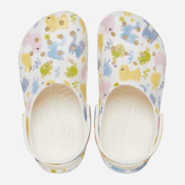 Chodaki młodzieżowe dziewczęce Crocs Classic Pastel Pets Clog Kids 210995-0WV 38-39 (J68) Wielobarwne (198445123320) - obraz 4