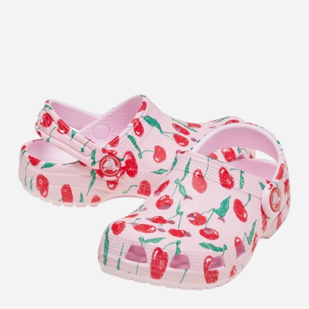 Chodaki dziecięce dla dziewczynki Crocs Classic Fresh Fruits Clog Kids 211020-6ZW 29-30 (C12) Różowe (198445124945) - obraz 4