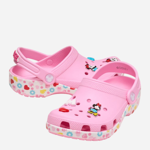 Chodaki dziecięce dla dziewczynki Crocs Classic Mickey Minnie Friends Clog Kids 211147-90H 32-33 (J13) Różowe (198445136160) - obraz 3