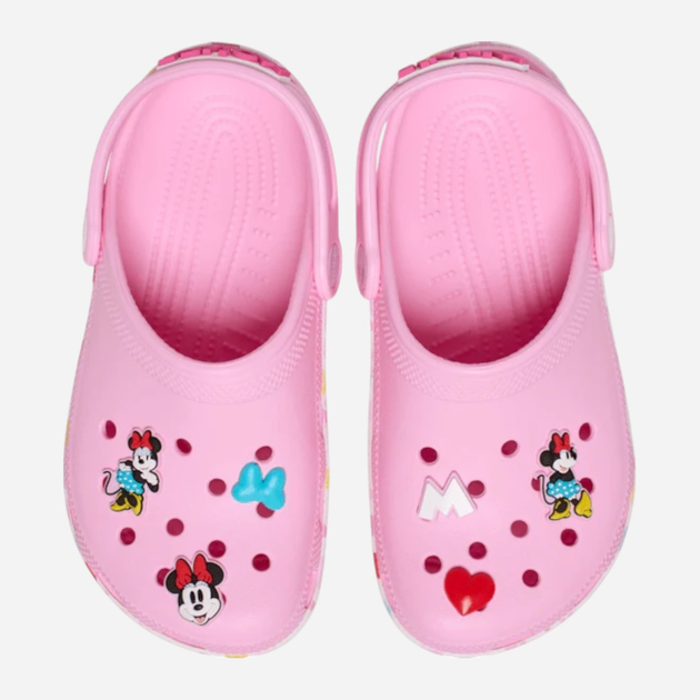 Chodaki młodzieżowe dziewczęce Crocs Classic Mickey Minnie Friends Clog Kids 211147-90H 38-39 (J68) Różowe (198445136214) - obraz 4