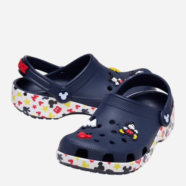 Дитячі крокси для хлопчика Crocs Classic Mickey Friends Clog Kids 211148-90H 30-31 (C13) Темно-сині (198445133749) - зображення 3
