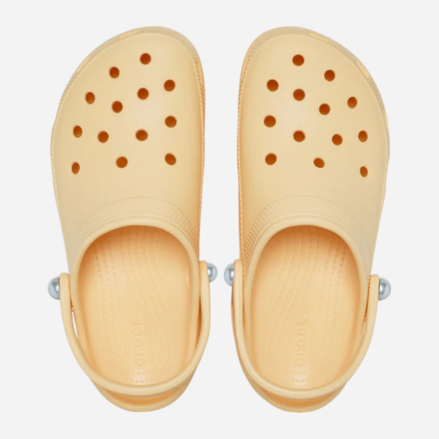 Chodaki damskie Crocs Classic Platform Pearl Clog 211231-78Z 38-39 (W8) Żółte (198445137419) - obraz 4