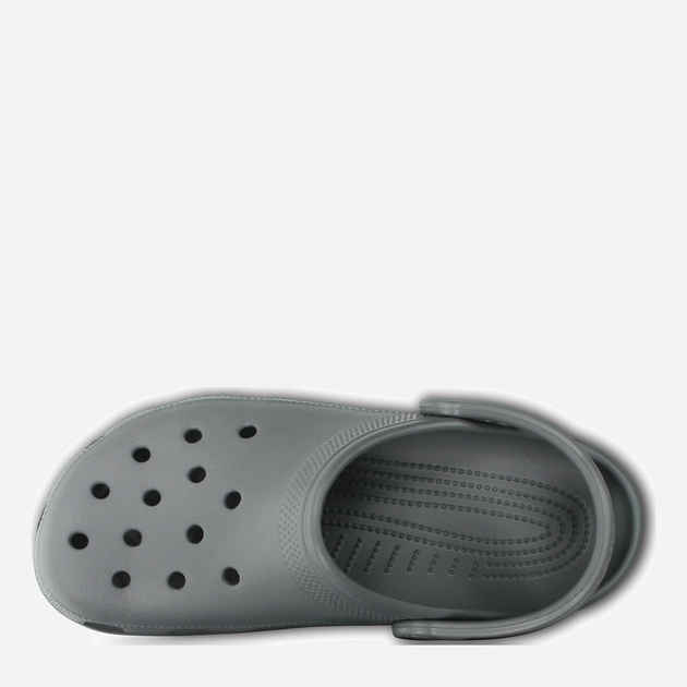 Жіночі крокси Crocs Classic 10001-0DA 39 (M06/W08) Темно-сірі (191448101760) - зображення 4
