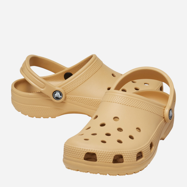 Жіночі крокси Crocs Classic 10001-209 36-37 (M4/W6) Бежеві (196265698592) - зображення 4