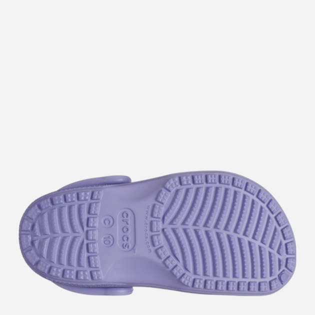 Дитячі крокси-сабо для дівчинки Crocs Classic Kids Clog T 206990-5BN 27-28 (C10) Фіолетові (198445102738) - зображення 6