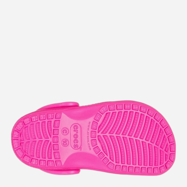 Chodaki dziecięce dla dziewczynki Crocs Classic Kids Clog T 206990-6TW 25-26 (C9) Jasnoróżowe (196265747054) - obraz 5