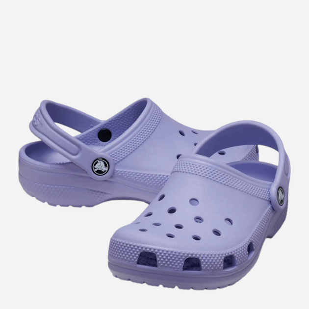 Дитячі крокси-сабо для дівчинки Crocs Classic Kids Clog K 206991-5BN 33-34 (J24) Фіолетові (198445103056) - зображення 3