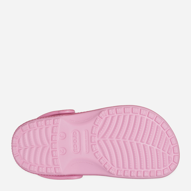 Дитячі крокси-сабо для дівчинки Crocs Classic Glitter Clog K 206993-6XE 30-31 Рожеві (196265650859) - зображення 6
