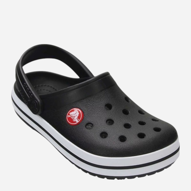 Дитячі крокси для хлопчика Crocs Crocband Kids Clog 207006-001 28-29 Чорні (191448739031) - зображення 2