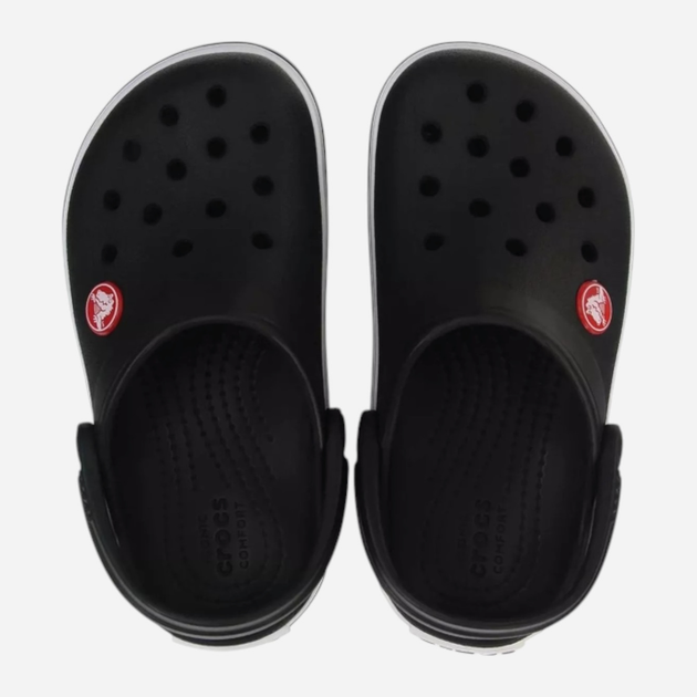 Дитячі крокси для хлопчика Crocs Crocband Kids Clog 207006-001 34-35 Чорні (191448739086) - зображення 4