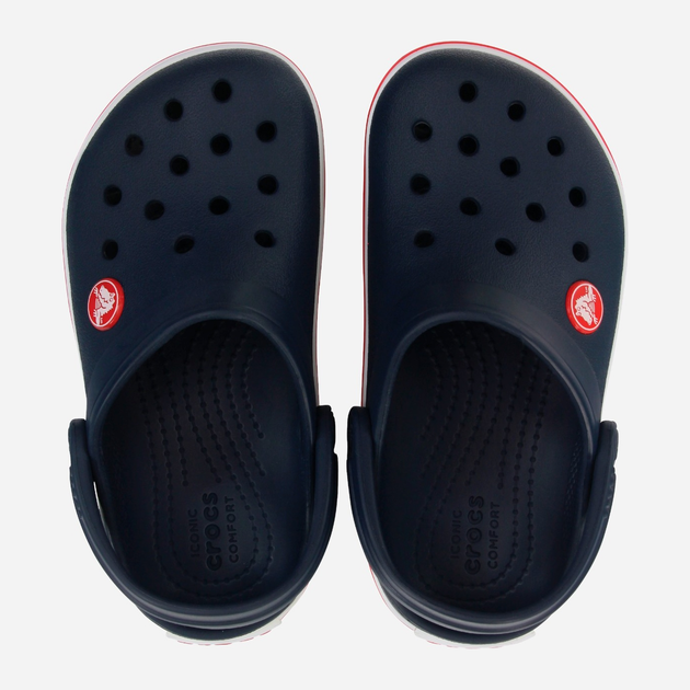 Підліткові крокси-сабо для хлопчика Crocs Crocband Kids Clog 207006-485 36-37 Темно-сині (191448739451) - зображення 4