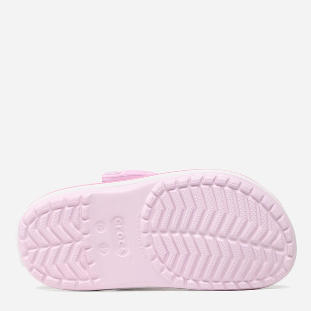 Дитячі крокси-сабо для дівчинки Crocs Crocband Kids Clog 207006-6GD 34-35 (J35) Світло-рожеві (191448740167) - зображення 7