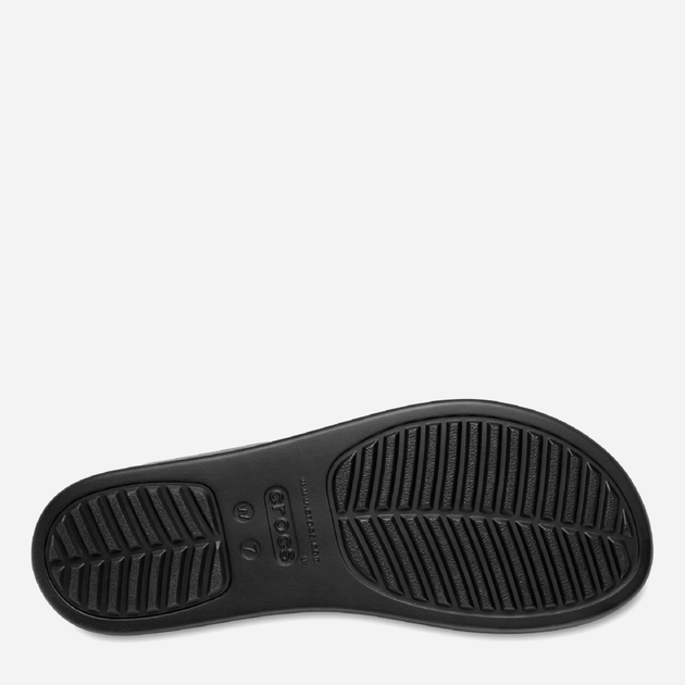 Жіночі шльопанці для пляжу Crocs Brooklyn Low Wedge Sandal W 207431-001 38-39 (W8) Чорні (191448919327) - зображення 6