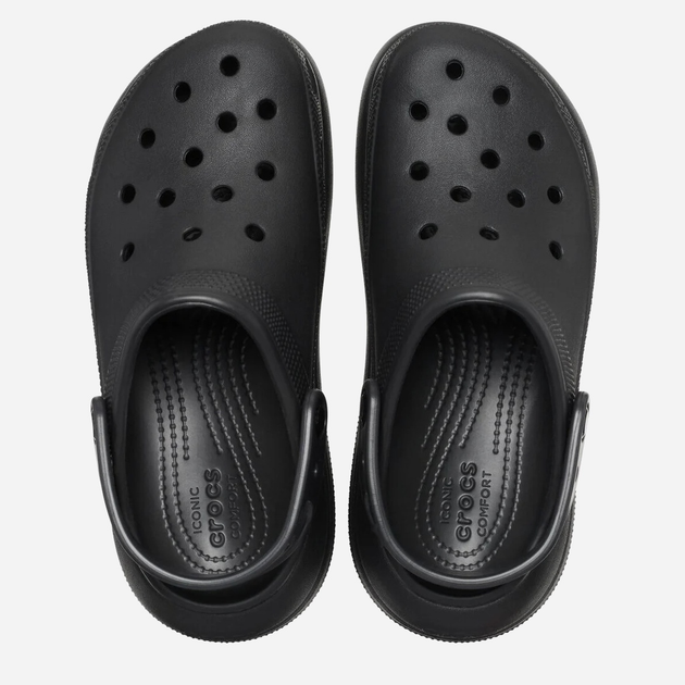 Chodaki damskie Crocs Classic Crush Clog 207521-001 39-40 (M7/W9) Czarne (191448973435) - obraz 5