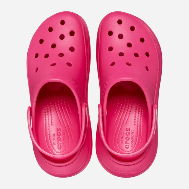 Жіночі крокси Crocs Classic Crush Clog 207521-6ZQ 36-37 (M4/W6) Рожеві (198445103469) - зображення 3