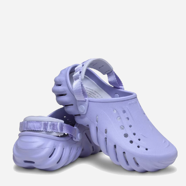 Chodaki męskie Crocs Echo Clog 207937-5BN 42-43 (M9/W11) Fioletowe (198445104084) - obraz 4