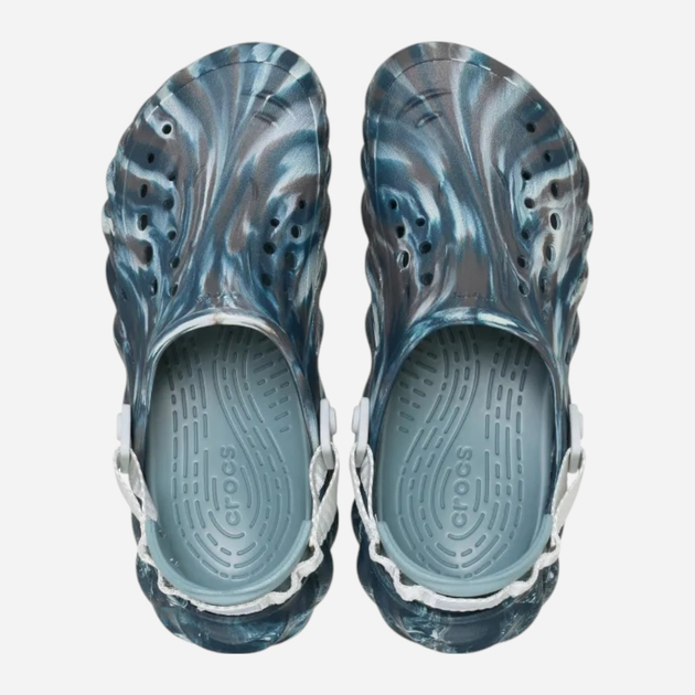 Жіночі крокси Crocs Echo Marbled Clog 208454-0LE 39-40 (M7/W9) Різнокольорові (198445105555) - зображення 5
