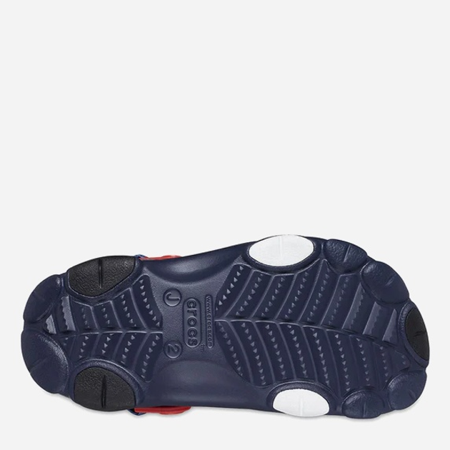 Chodaki chłopięce Crocs Team Spiderman All Terain Kids Clog 208786-410 32-33 (J13) Czerwony/Granatowy (196265386963) - obraz 5