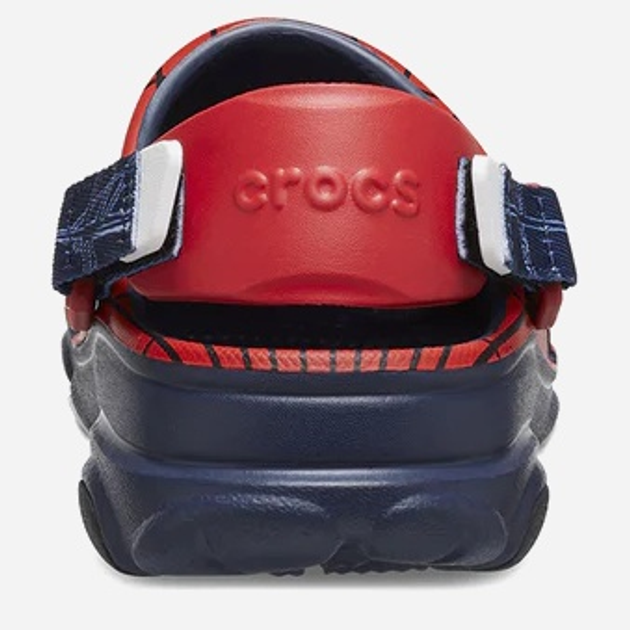 Chodaki chłopięce Crocs Team Spiderman All Terain Kids Clog 208786-410 33-34 (J24) Czerwony/Granatowy (196265386970) - obraz 4