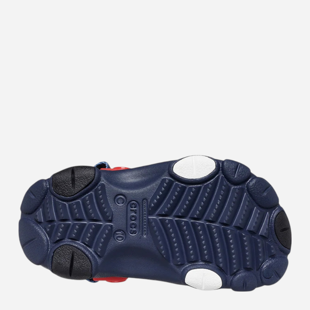 Chodaki chłopięce Crocs Spider-Man All Terrain Clog T 209258-410 27-28 (C10) Czerwony/Granatowy (196265388851) - obraz 6
