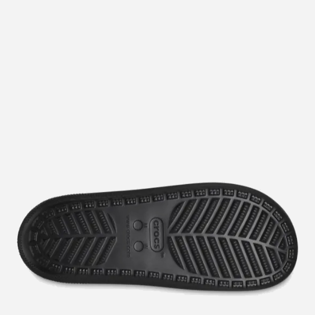 Чоловічі шльопанці для пляжу Crocs Classic Slide V 209401-001 41-42 (M8/W10) Чорні (196265542901) - зображення 7