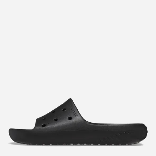 Чоловічі шльопанці для пляжу Crocs Classic Slide V 209401-001 46-47 (M12) Чорні (196265542802) - зображення 3