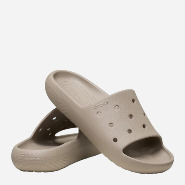 Klapki damskie basenowe Crocs Classic Slide V 209401-214 38-39 (M6/W8) Szare (198445106316) - obraz 4