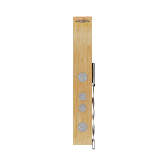 Душевая панель Corsan Bali bamboo хром с термостатом B231TCH - изображение 2