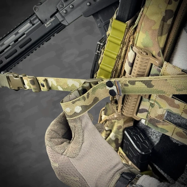 Ремень одно/двухточечный оружейный RAGNAROK ODIN carbine Gen.II. Мультикам - изображение 6