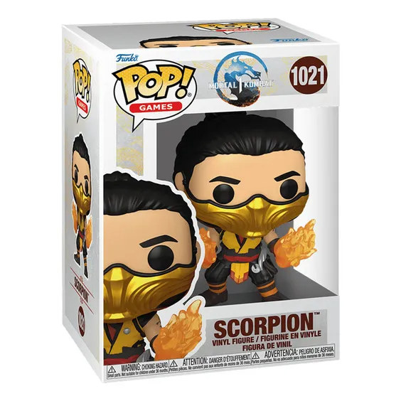 Фигурка Funko Pop Мортал Комбат Скорпион Mortal Kombat Scorpion 10 см MK S 1021 - изображение 3