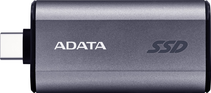 Dysk SSD ADATA SC750 1TB USB 3.2 Gen2 Type-C Black Titanium (SC750-1000G-CCBK) External - obraz 2