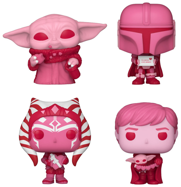 Zestaw breloków Funko Pop Pocket The Mandalorian Val Box 4 szt 69071 (889698690713) - obraz 4