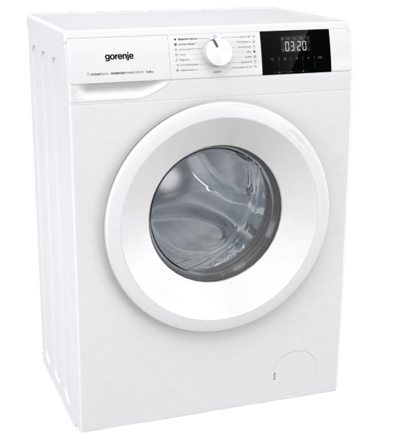 Пральна машина автоматична Gorenje WNGPI61SBS/UA (WFG16010) (7094137) - изображение 2
