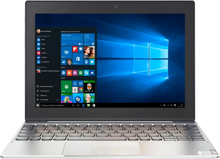 Планшет Lenovo Miix 320 4/64 WiFi Win10H Platinum Silver