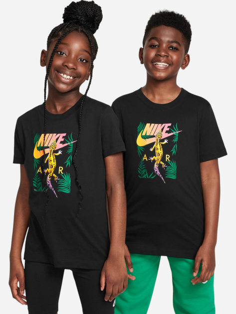 Підліткова футболка для хлопчика Nike Sportswear FZ5158-010 XL (158-170 см) Чорна (197598834572) - зображення 5