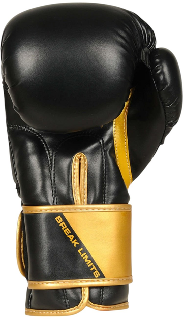 Боксерські рукавички Bushido B-2v10 розмір 12 oz Black/Gold (5902539015911) - зображення 2