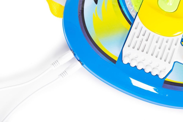 Іграшковий набір EcoToys електрогітара + мікрофон + підставка mp3 блакитна HC342076 (5905817002825) - зображення 8