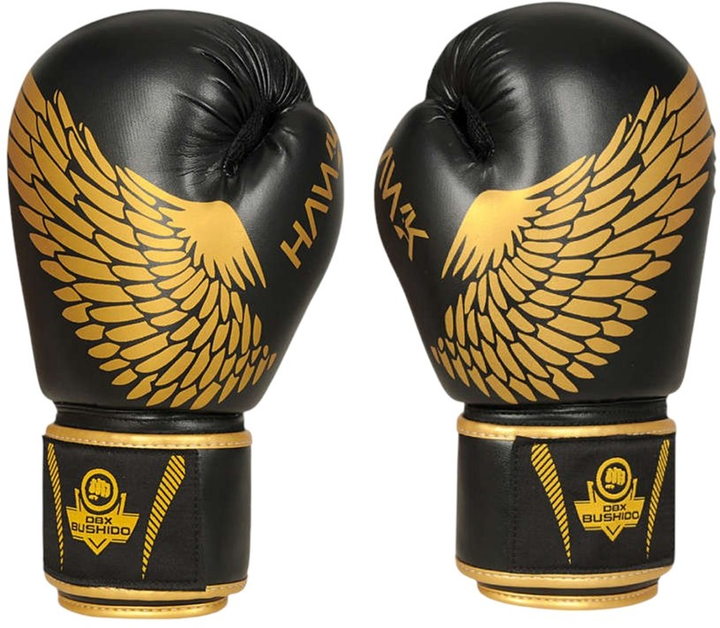 Rękawice bokserskie Bushido HAWK B-2v17 rozmiar 8 oz Black (5904639190208) - obraz 7