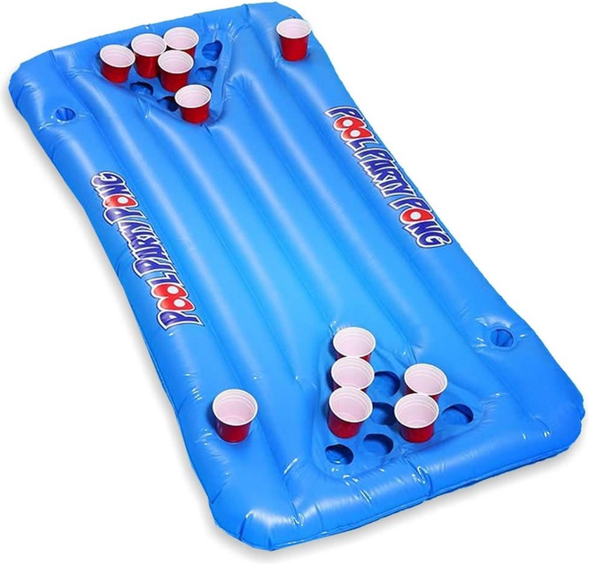 Надувний матрац Inflatable Beer Pong Float 04101 (8719481351595) - зображення 2