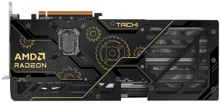 Відеокарта ASRock PCI-Ex Radeon RX 9070 XT Taichi OC 16GB GDDR6 (256bit) (3100/20000) (1 x HDMI, 3 x DisplayPort) (RX9070XT TC 16GO) - зображення 5