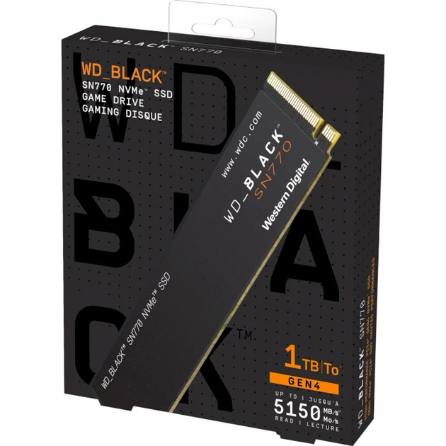 Накопичувач SSD Western Digital m.2 NVMe 1TB WD Black SN770