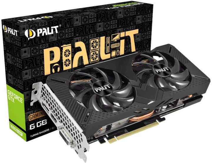 グラボ　PALIT GTX1660 6G Видеокарта Palit GTX 1660 6Gb Super GamingPro OC (NE6166SS18J9