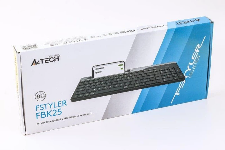 Клавиатура A4Tech Fstyler FBK25 Wireless Black (FBK25 (Black)) - Фото 10 Клавиатура A4Tech Fstyler FBK25 Wireless Black (FBK25 (Black)) - изображение 10
