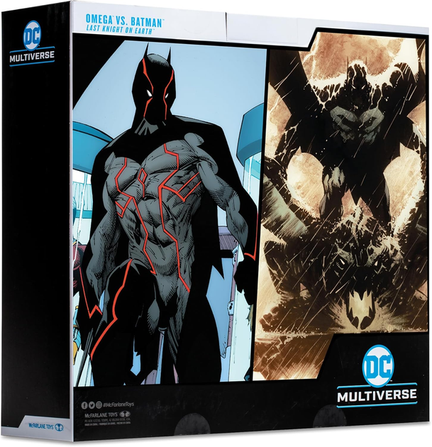Figurki Mcfarlane Toys Gold Label Collection DC Multiverse Omega vs Batman 18 cm (0787926157437) - obraz 9