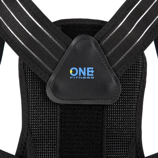 Bandaż One Fitness Korektor postawy regulowany rozmiar M KP207 (5907695537925) - obraz 3