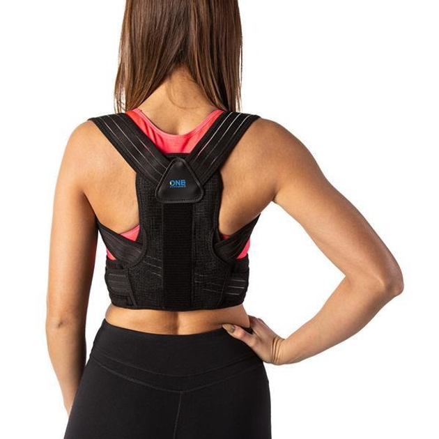 Bandaż One Fitness Korektor postawy regulowany rozmiar M KP207 (5907695537925) - obraz 11