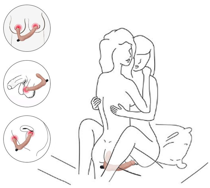 Безремневой страпон з вібрацією Lovetoy Rechargeable IJOY Strapless Strap on (20830000000000000) - зображення 6