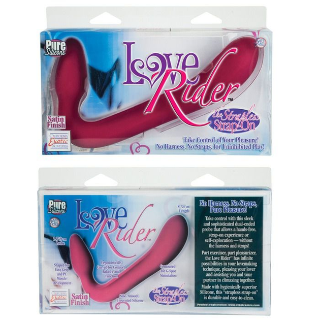Страпон Love Rider колір малиновий (10539042000000000) - зображення 3