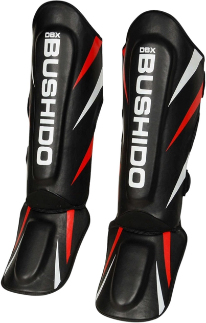 Захист гомілки та стопи Bushido SP-10v2 M Black/Red (5902539014501) - зображення 1